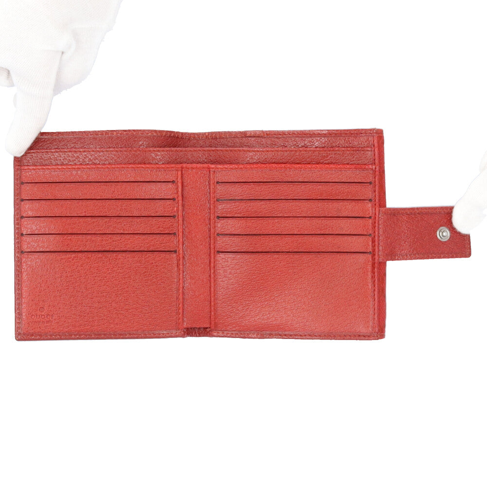 GUCCI グッチ Wホック財布 GGキャンバス 二つ折り財布 GGキャンバス