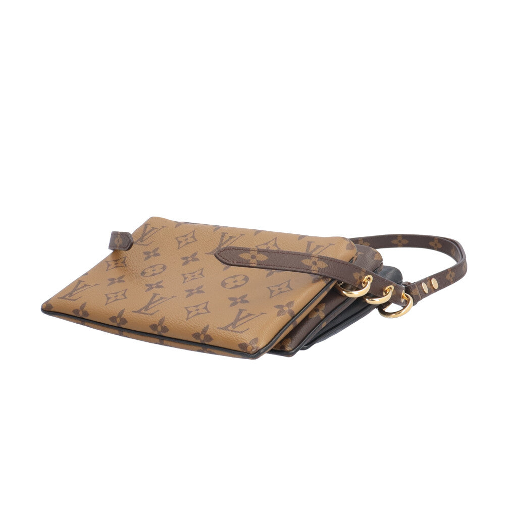 LOUIS VUITTON ルイヴィトン ポシェットLV3 モノグラムリバース
