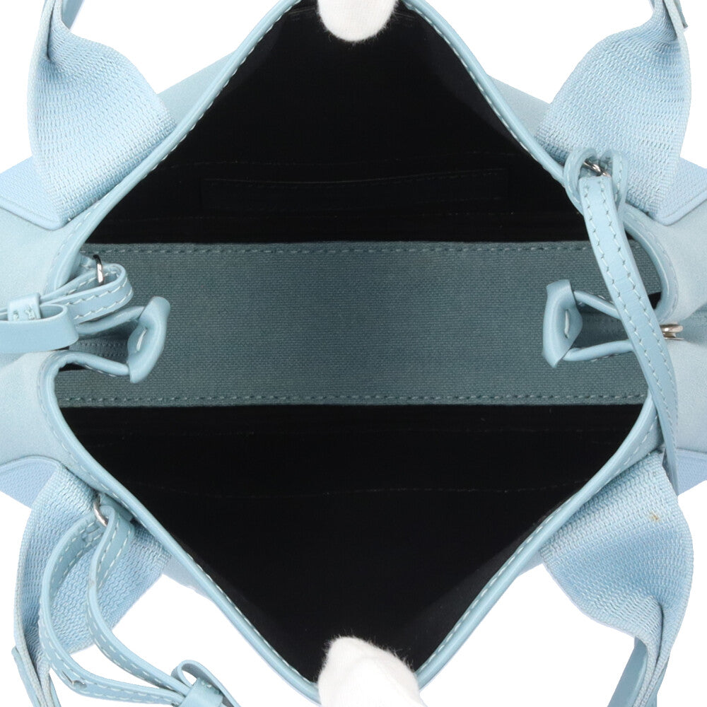 BALENCIAGA ネイビー キャンバス ショルダーバッグ 本体とポーチ付き BALENCIAGA バレンシアガ バッグ ショルダーバッグ トートバッグ