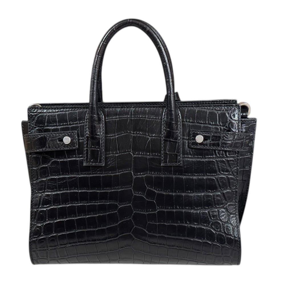 SAINT LAURENT サンローラン クロコ調 サックドジュール