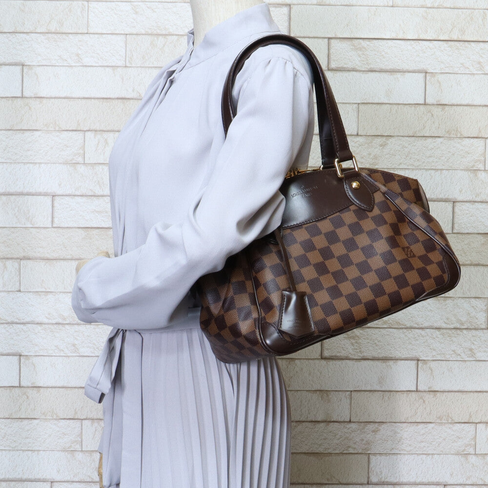 Louis Vuitton Verona PM Damier Shoulder Bag Damier Canvas Brown
