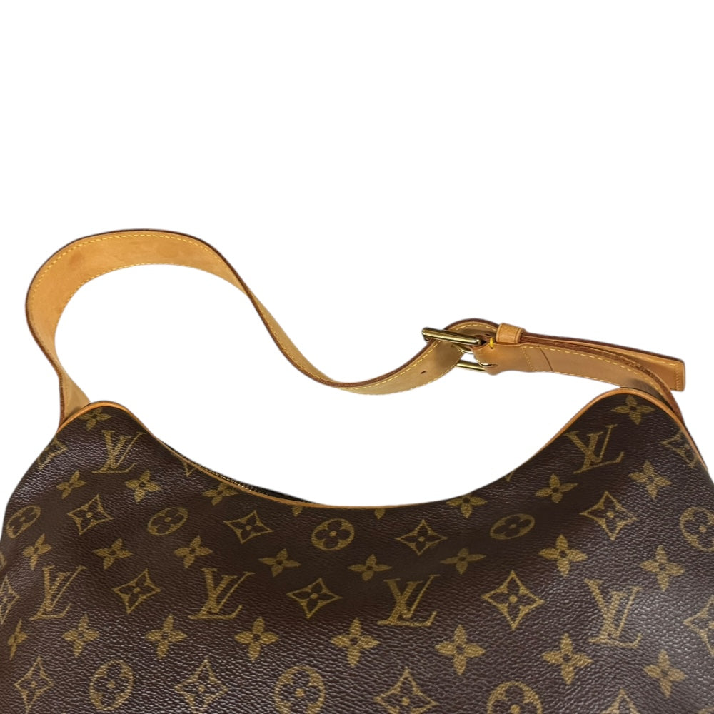 ルイヴィトン LOUIS VUITTON クロワッサンGM モノグラム ショルダーバッグ ブラウン レディース 面白く 中古