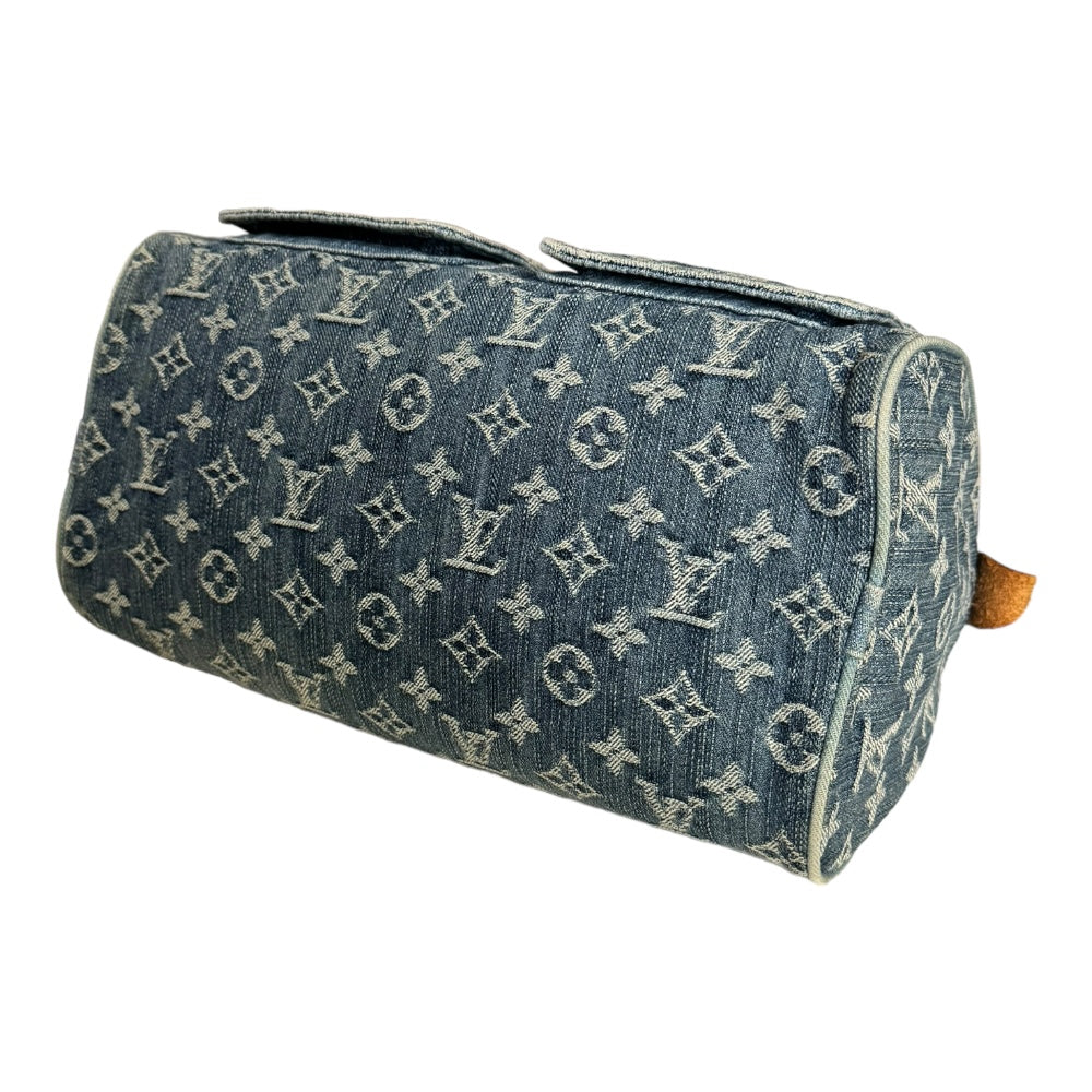 LOUIS VUITTON ルイヴィトン ネオスピーディ モノグラムデニム ハンドバッグ モノグラムデニム ブルー レディース 中古 –  【公式】リサイクルキング オンラインショップ