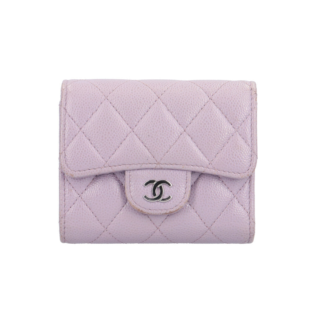 シャネル マトラッセクラシック スモールフラップウォレット中古s-152992 シャネル CHANEL クラシックスモール フラップウォレット