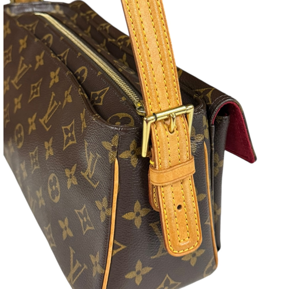 LOUIS VUITTON ルイヴィトン ヴィバシテMM モノグラム ショルダーバッグ モノグラムキャンバス ブラウン レディース 中古 –  【公式】リサイクルキング オンラインショップ