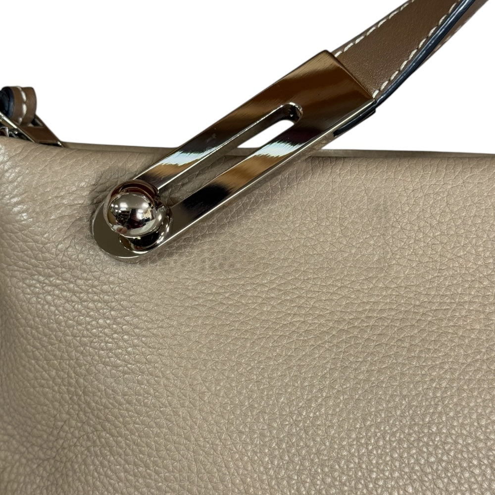 LOEWE ロエベ ミッシー スモール ショルダーバッグ レザー ブラウン