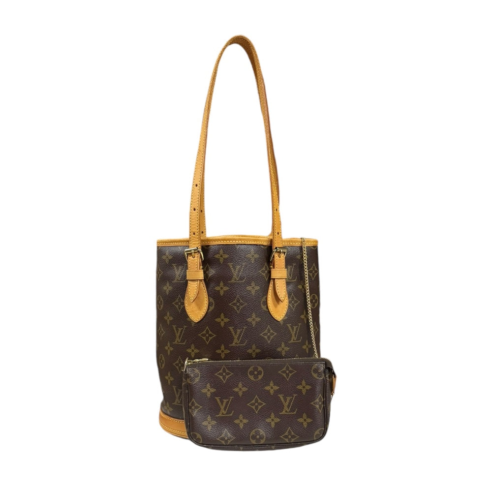 LOUIS VUITTON ルイヴィトン バケットPM モノグラム ショルダーバッグ  