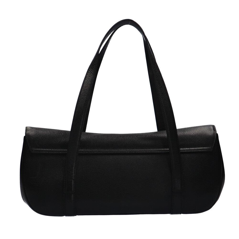 【美品】BVLGARIブルガリレザー 2WAY ショルダーバッグブラックA4可 ブルガリ BVLGARI ブルガリ ブルガリ アルバ 2way ハンドバッグ 斜