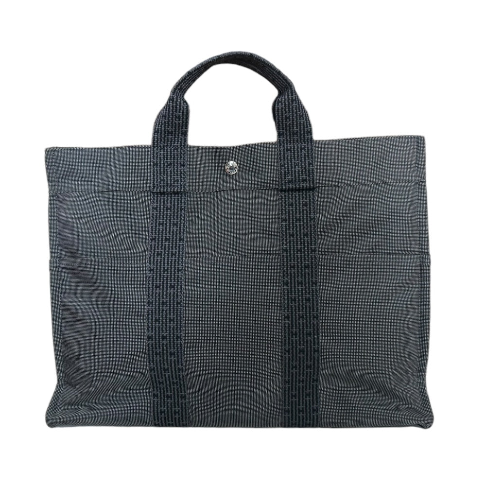 HERMES Hermes Airline MM Tote Bag Canvas Gray Ladies Used – 【公式