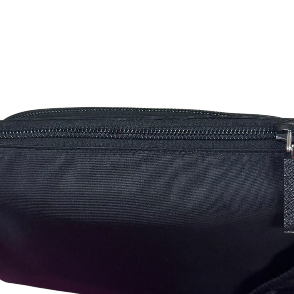 PRADA プラダ ショルダーバッグ ナイロン ブラック メンズ 中古