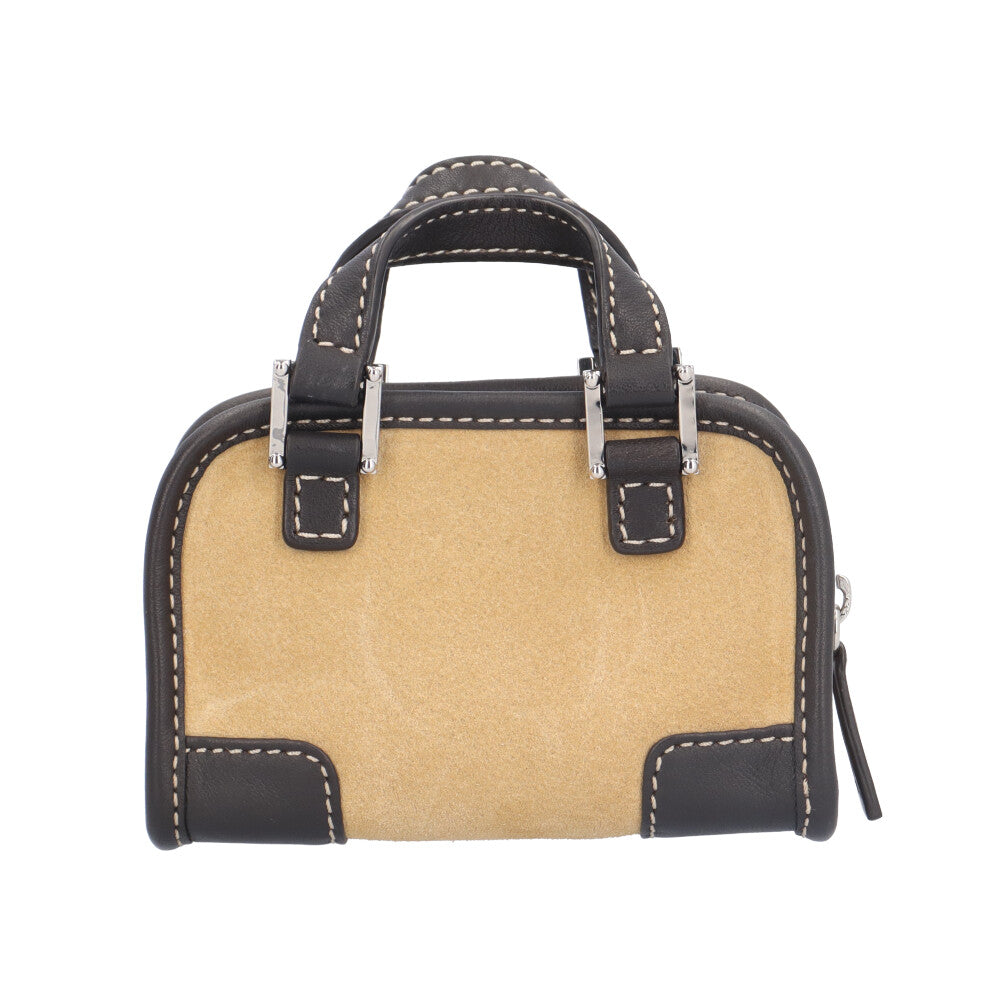 LOEWE ロエベ アマソナ マイクロミニ ポーチ スウェード レディース