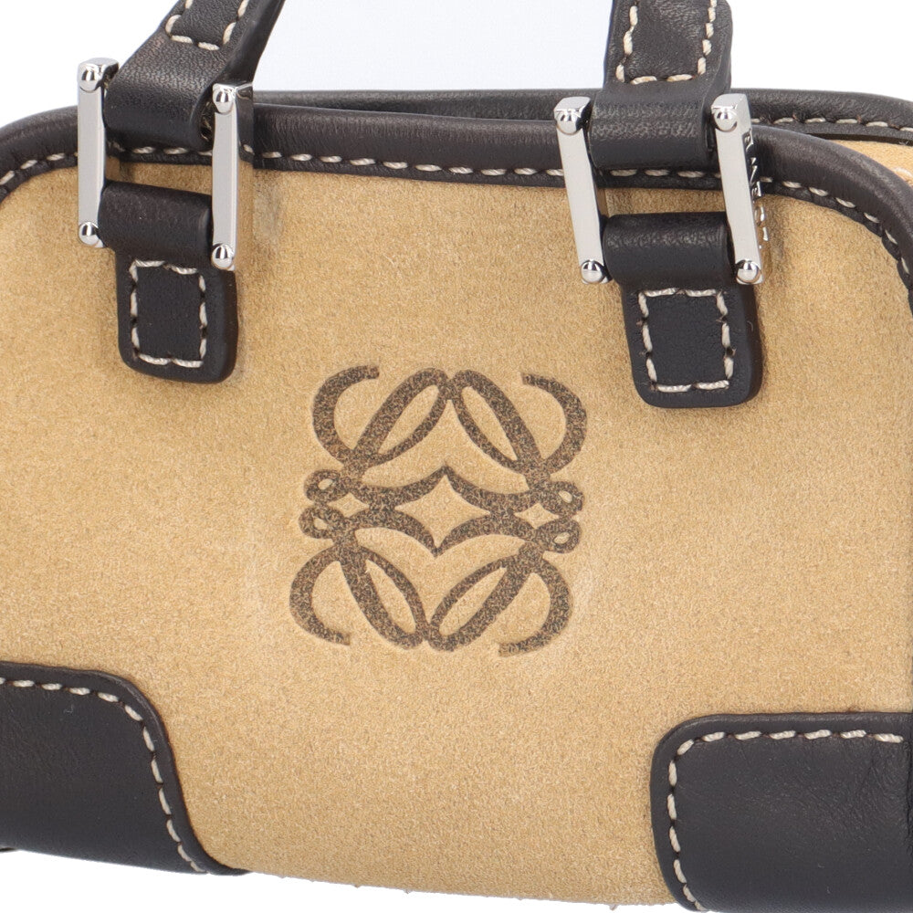 LOEWE ロエベ アマソナ マイクロミニ ポーチ スウェード レディース