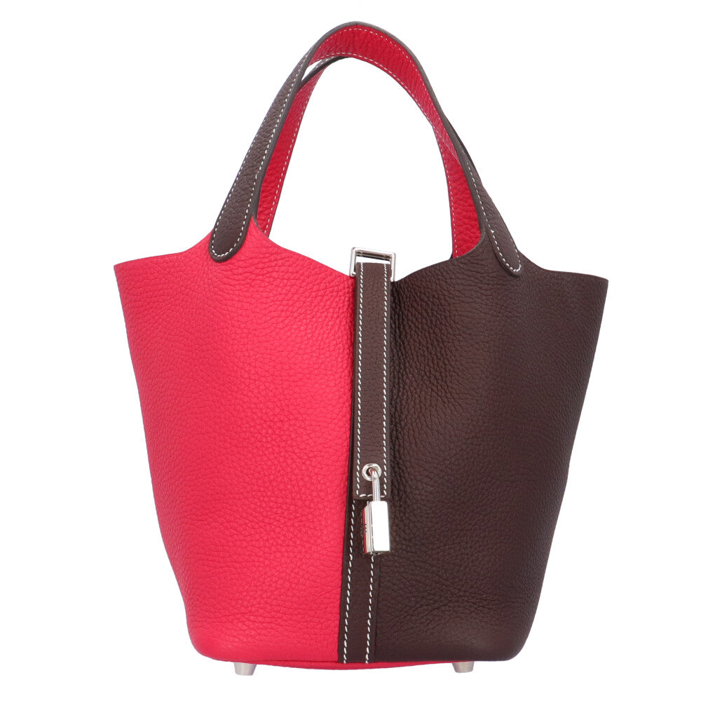 エルメス ピコタンロックPM ハンドバッグ トリヨンクレマンス ブラウン