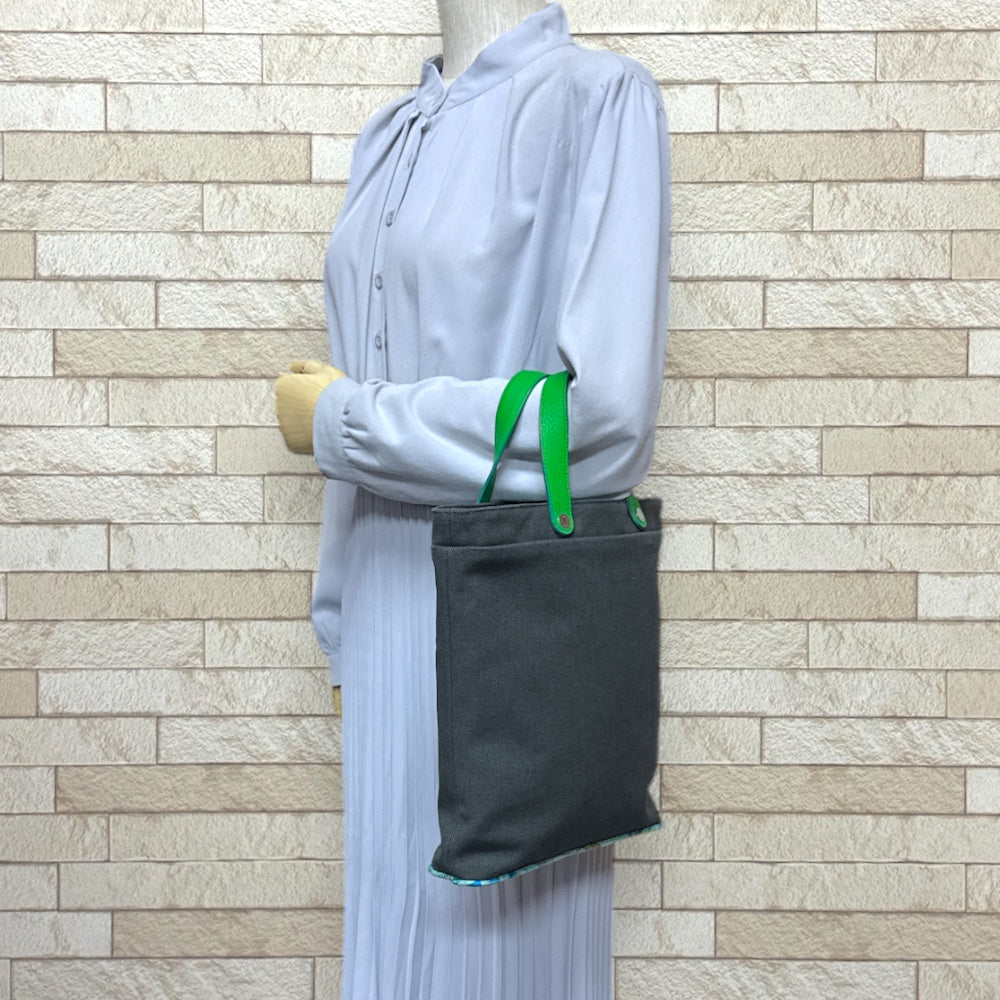 エルメスプティアッシュ HERMES エルメス プティアッシュ ハンドバッグ キャンバス