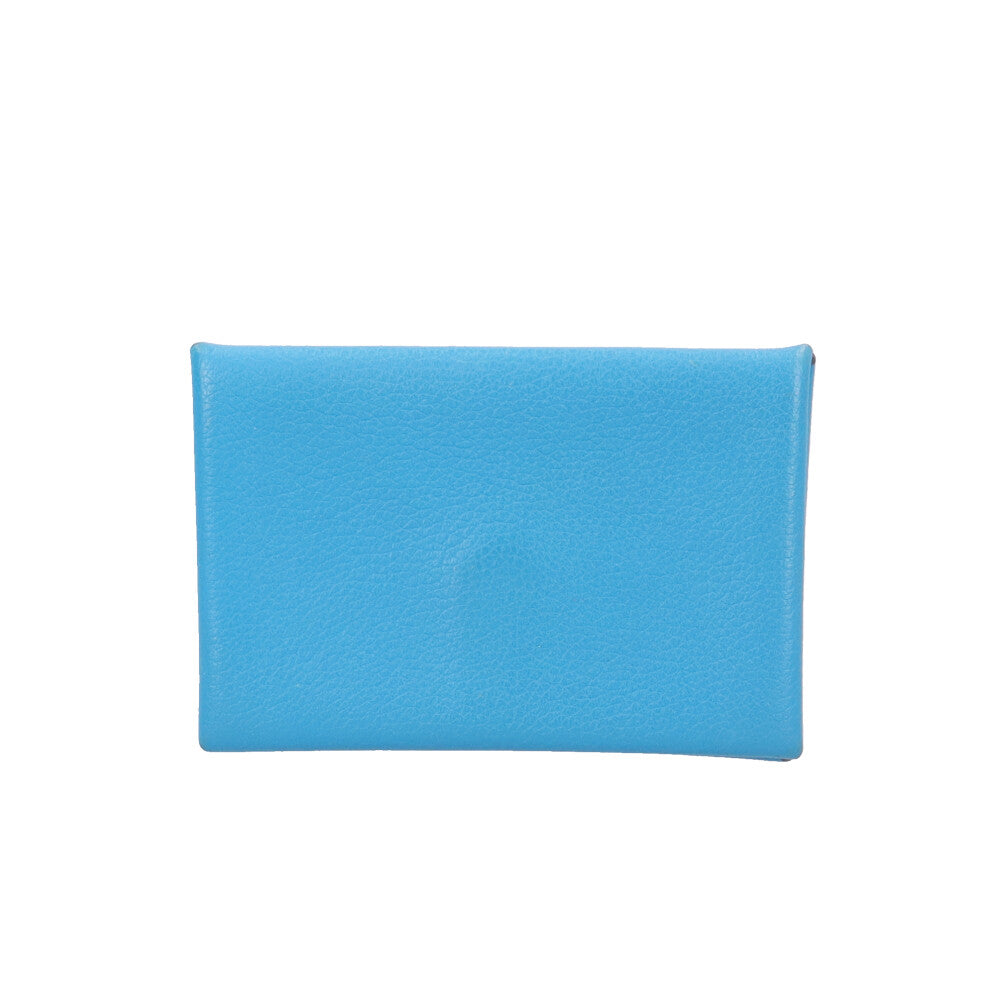 HERMES エルメス カルヴィ カードケース レザー レディース 中古