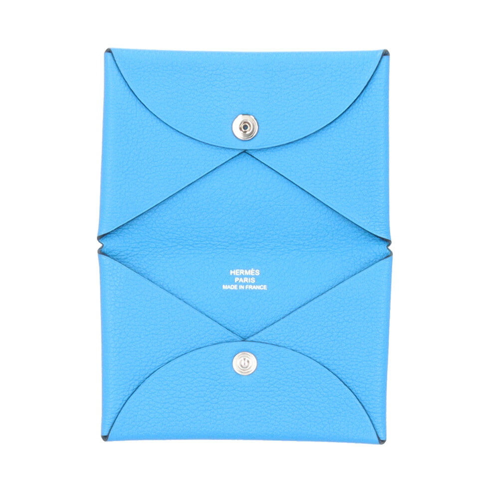 HERMES エルメス カルヴィ カードケース レザー レディース 中古