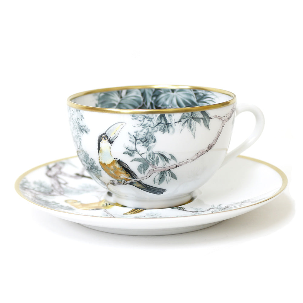 HERMES Hermes Teacup & Saucer Set Cup Ceramic Unisex Used