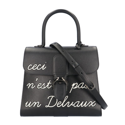 【新品・未使用】DELVAUX ブリヨン　チャーム ルーモア　ブラック　黒 DELVAUX デルヴォー ハンドバッグ Brillant ブリヨン PM