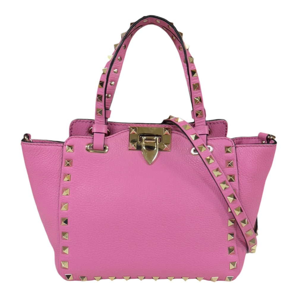 VALENTINO ヴァレンティノ ロックスタッズ ショルダーバッグ レザー