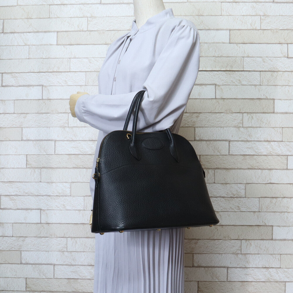 HERMES エルメス ボリード35 ハンドバッグ トゴ ブラック レディース