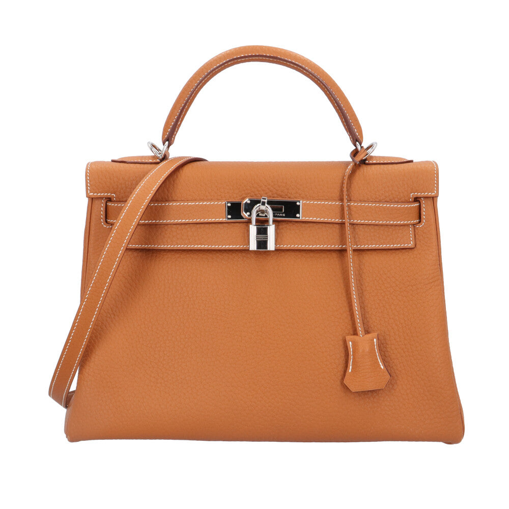 HERMES エルメス ケリー32 ショルダーバッグ トリヨンクレマンス