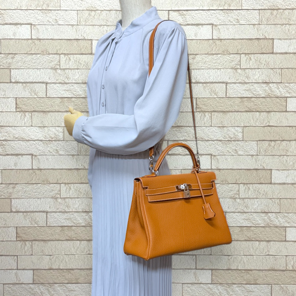 HERMES エルメス ケリー32 ショルダーバッグ トリヨンクレマンス