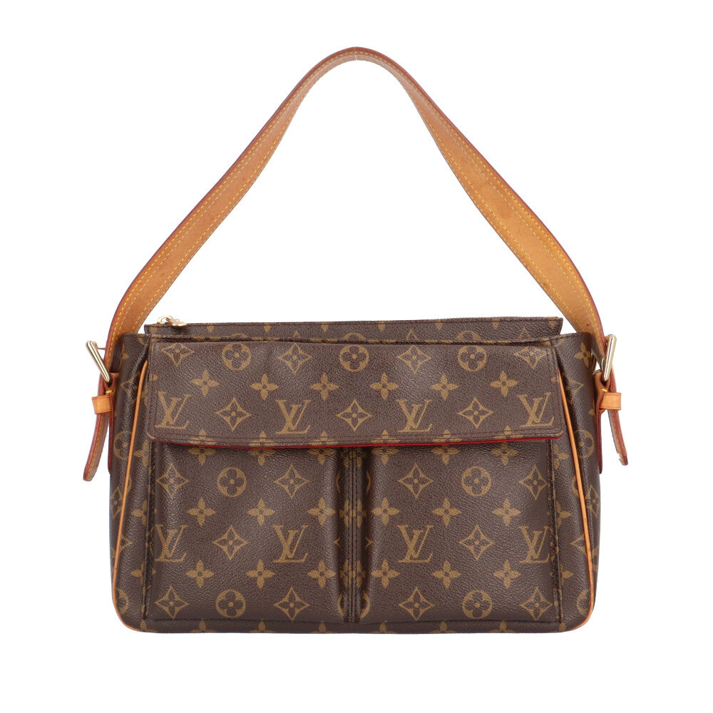 LOUIS VUITTON ルイヴィトン ヴィバシテGM モノグラム ショルダーバッグ モノグラムキャンバス ブラウン レディース 中古 –  【公式】リサイクルキング オンラインショップ