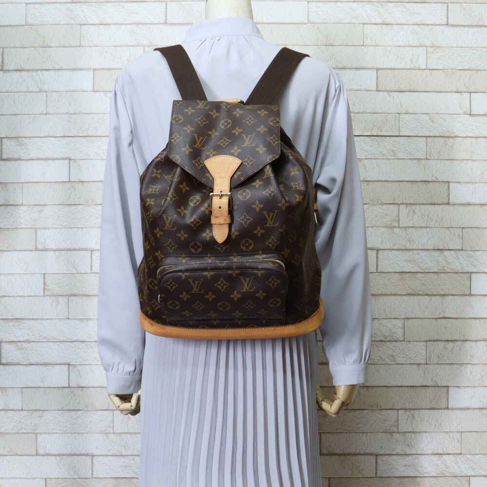 Louis Vuitton モノグラム モンスリGM LOUIS VUITTON】リュックモンスリGM モノグラム