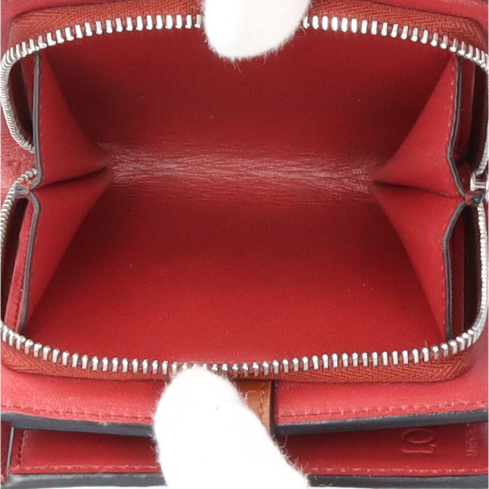 LOEWE Loewe Compact Zip Wallet Anagram Bi -fold Wallet Leather