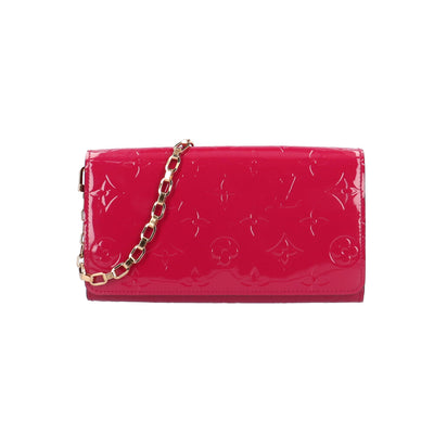LOUIS VUITTON ルイヴィトン ポルトフォイユサラ チェーン ヴェルニ 長 LOUIS VUITTON ルイヴィトン ポルトフォイユサラ チェーン ヴェルニ 長