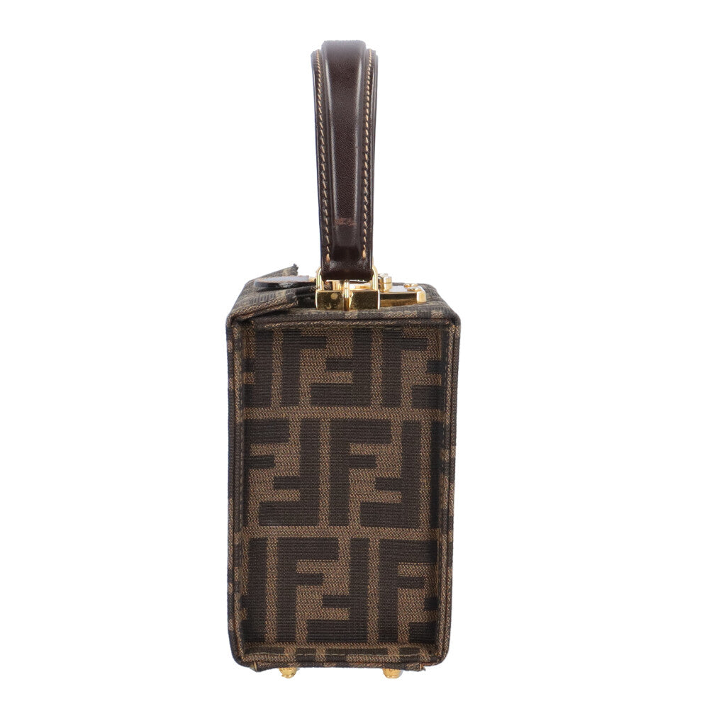 FENDI フェンディ バニティ型 ズッカ ショルダーバッグ キャンバス