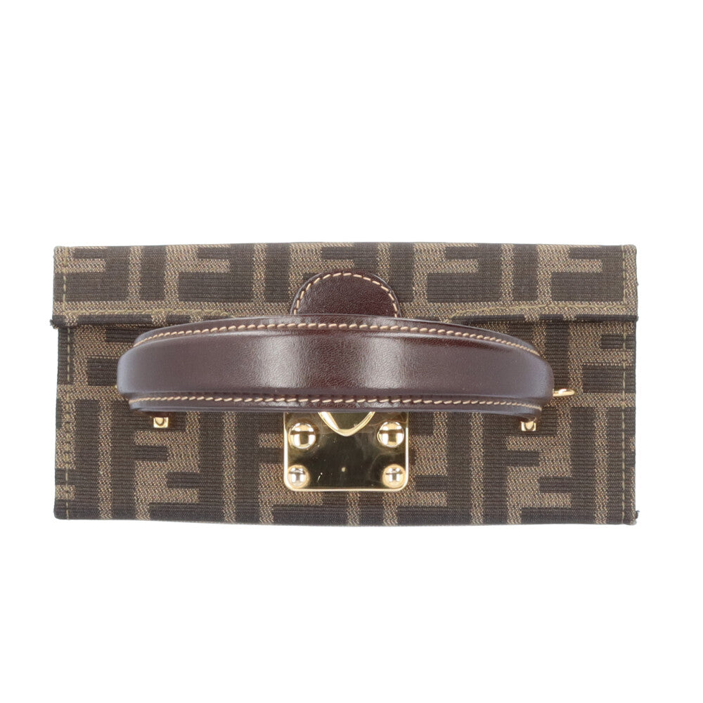 FENDI フェンディ バニティ型 ズッカ ショルダーバッグ キャンバス