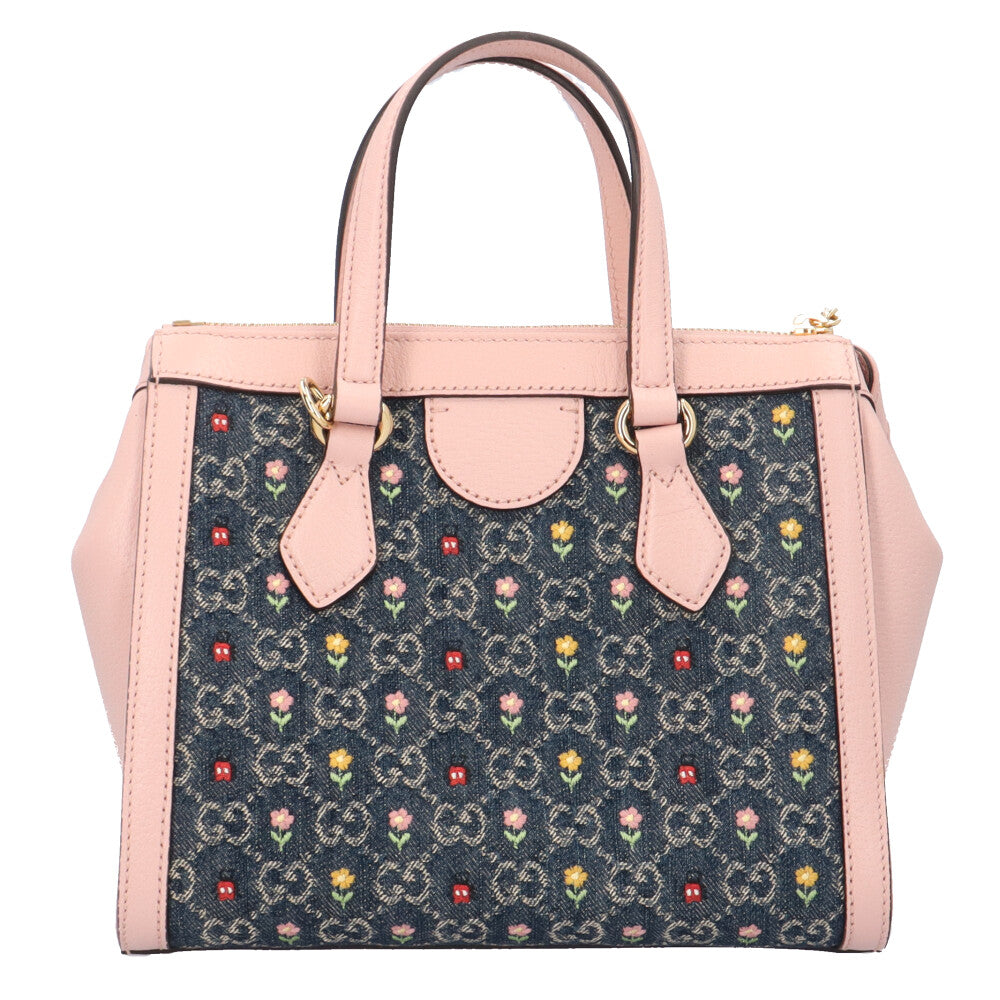 GUCCI グッチ JAPAN EXCLUSIVE フラワー刺繡 GGマーモント ショルダー