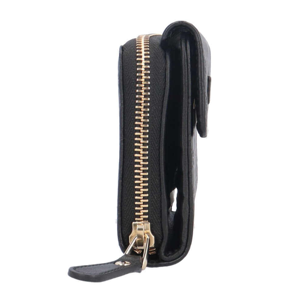 GUCCI グッチ マイクログッチシマ 長財布 レザー ユニセックス 中古 