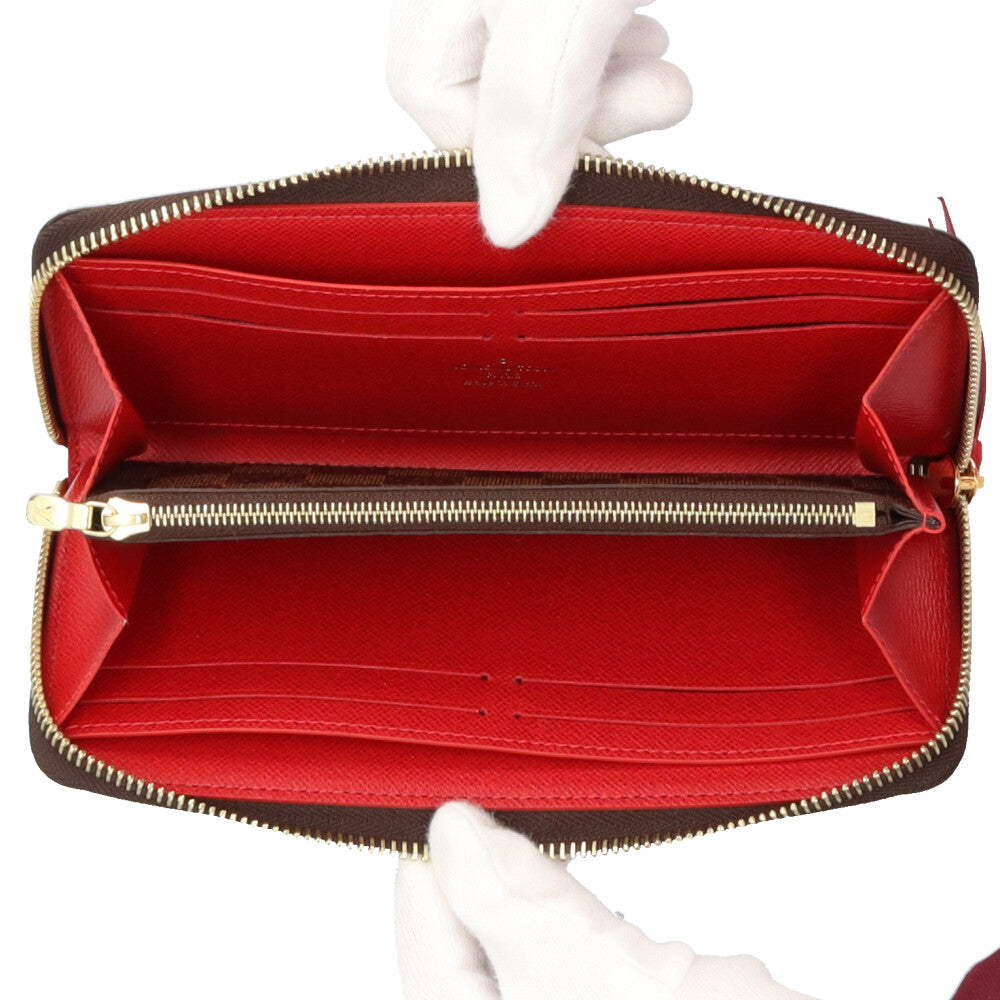 マーボー1126様ルイヴィトン ポルトフォイユ クレマンス ダミエ レッド LOUIS VUITTON ルイヴィトン ポルトフォイユ・クレマンス ダミエ 長