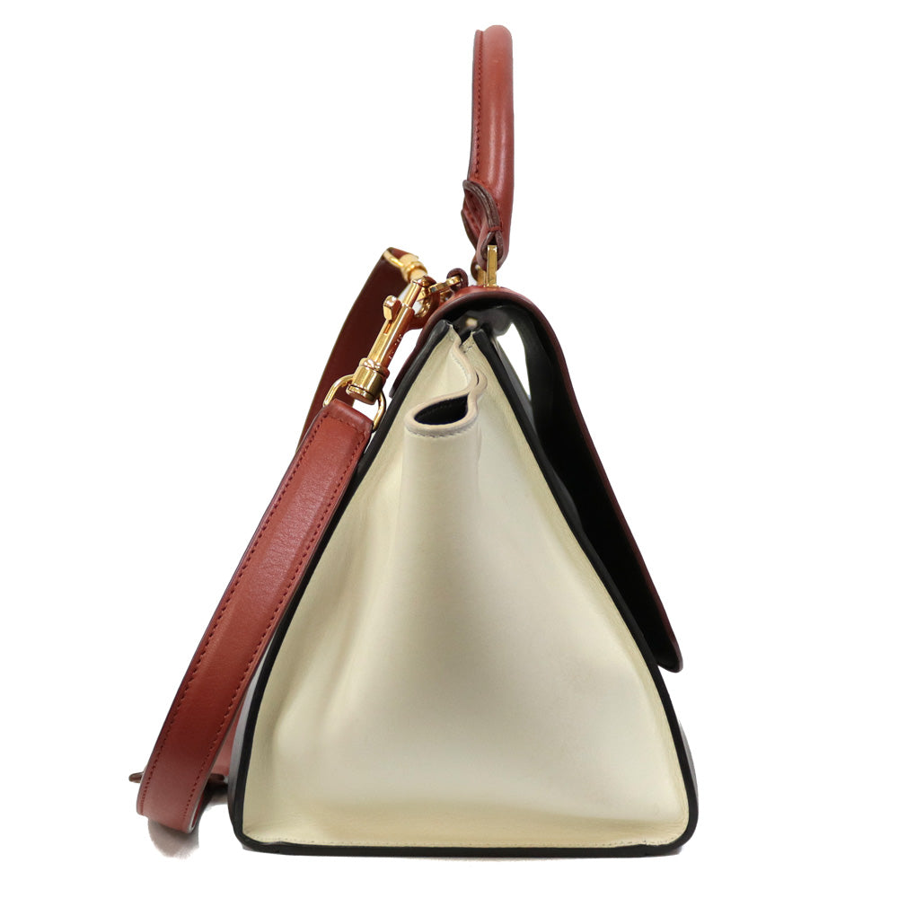 極美品✨セリーヌ トラペーズ ハンドバッグ マルチカラー 2way レザー セリーヌ トラペーズ スモール レザー 2WAYハンドバッグ マルチカラー