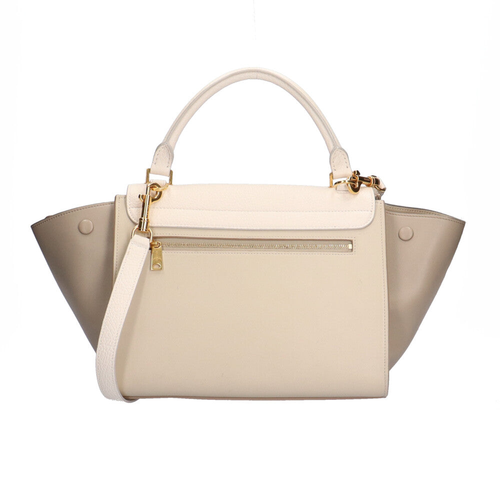 中古】 セリーヌ CELINE トラペーズ ショルダーバッグ 2way レザー