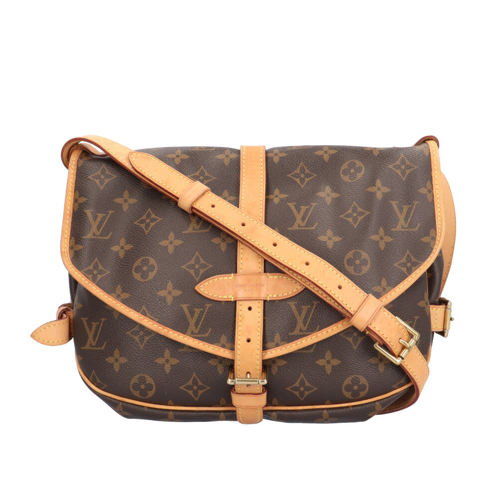 LOUIS VUITTON ルイヴィトン ソミュール30 モノグラム ショルダーバッグ モノグラムキャンバス ブラウン レディース 中古 –  【公式】リサイクルキング オンラインショップ