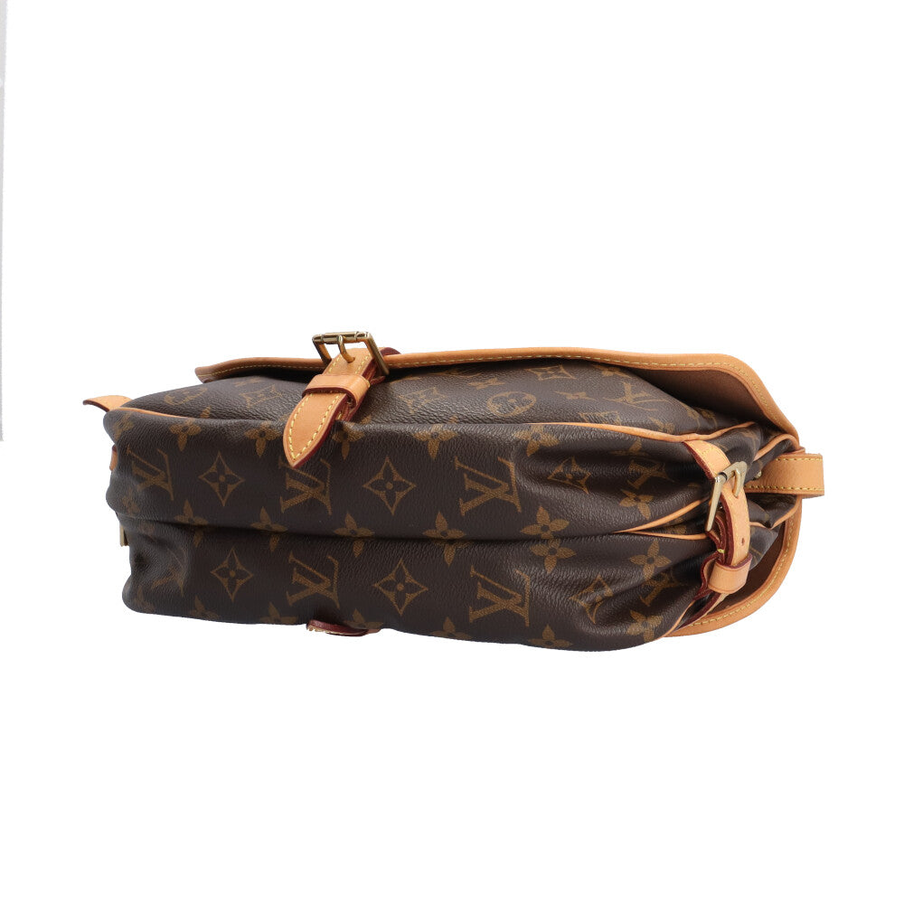 LOUIS VUITTON ルイヴィトン ソミュール30 モノグラム ショルダーバッグ モノグラムキャンバス ブラウン レディース 中古 –  【公式】リサイクルキング オンラインショップ