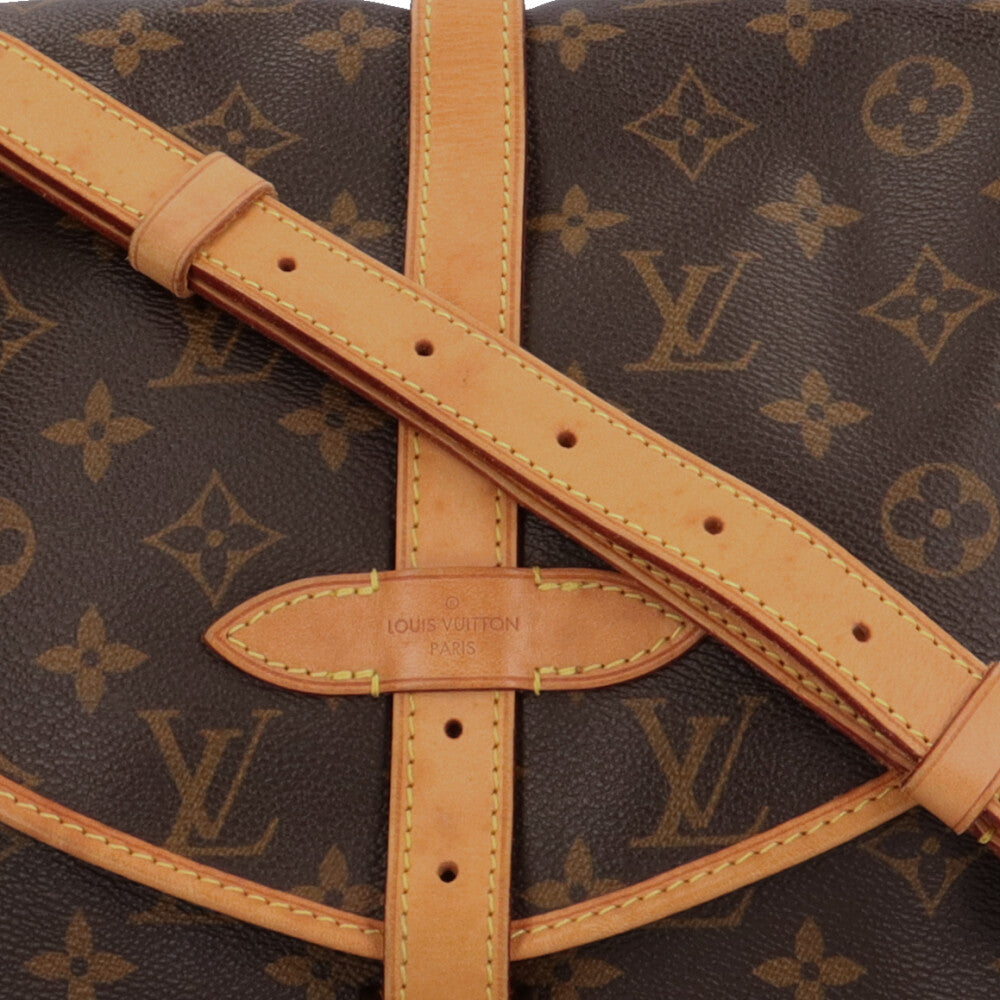 LOUIS VUITTON ルイヴィトン ソミュール30 モノグラム ショルダーバッグ モノグラムキャンバス ブラウン レディース 中古 –  【公式】リサイクルキング オンラインショップ