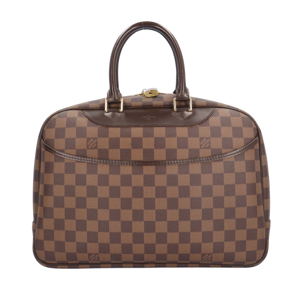 LOUIS VUITTON ルイヴィトン ドーヴィルSPオーダー ダミエ ハンドバッグ ダミエキャンバス ブラウン レディース 中古 –  【公式】リサイクルキング オンラインショップ