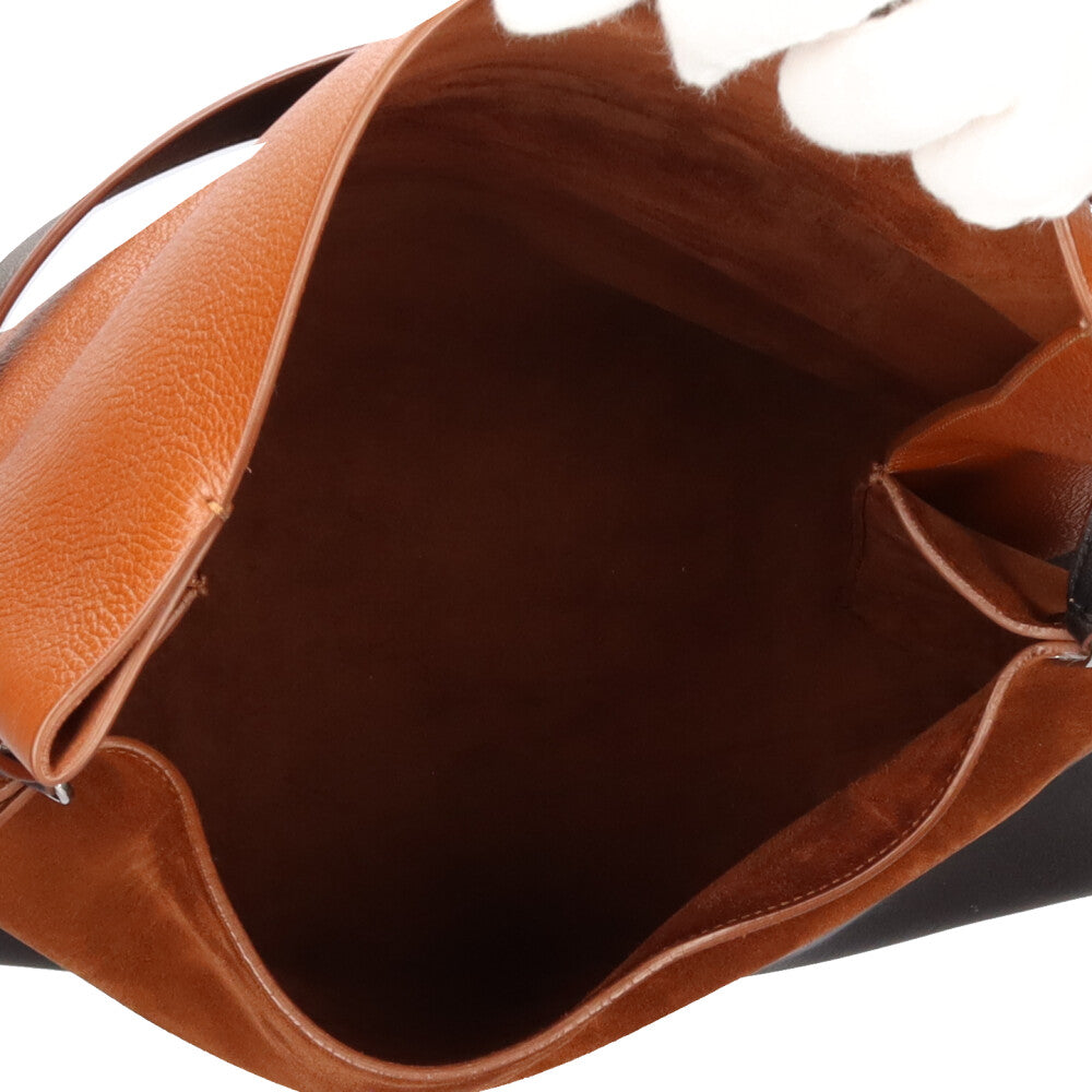 セリーヌ CELINE オールソフト ショルダーバッグ レザー ブラウン