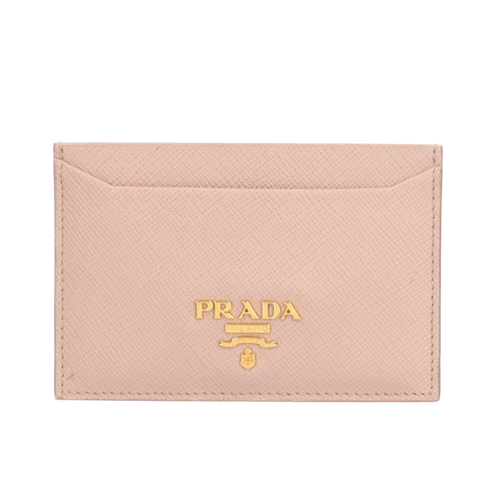 PRADA プラダ サフィアーノ カードケース レザー レディース 中古