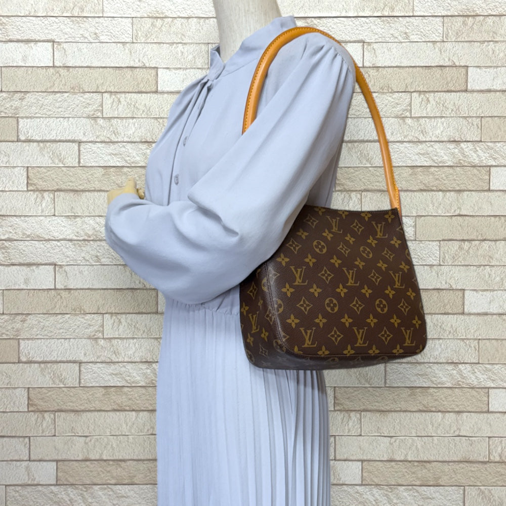 LOUIS VUITTON ルイヴィトン ルーピングMM モノグラム ショルダーバッグ モノグラムキャンバス ブラウン レディース 中古 –  【公式】リサイクルキング オンラインショップ