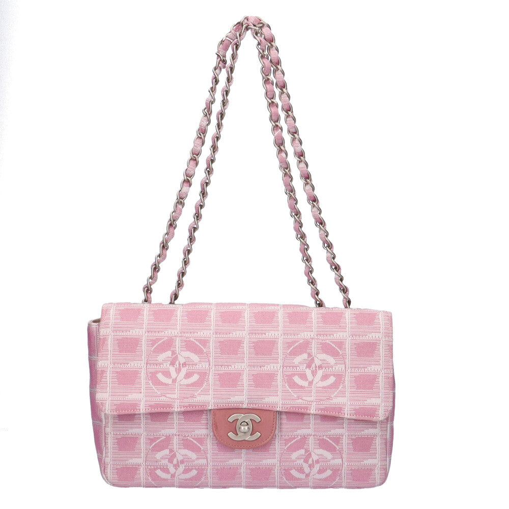 中古】 シャネル CHANEL Wチェーンショルダー Nyron ショルダーバッグ