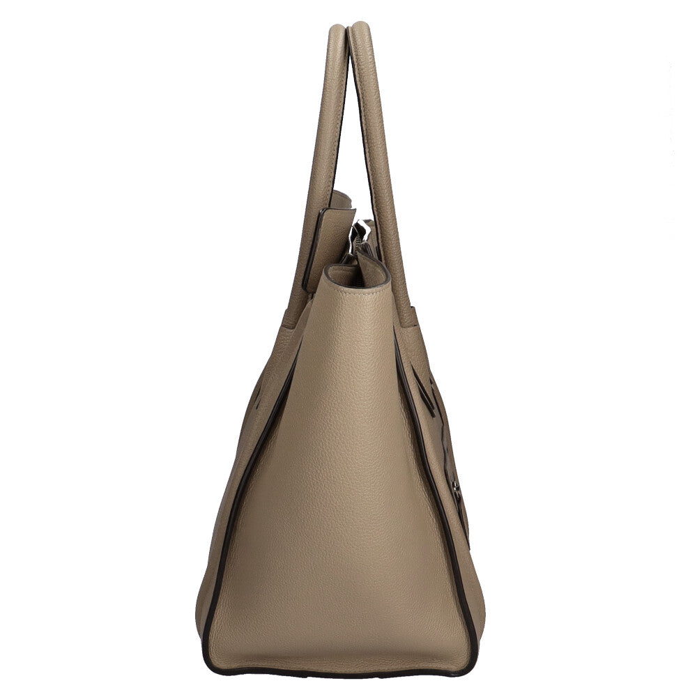 セリーヌ CELINE ラゲージミニショッパー ハンドバッグ レザー