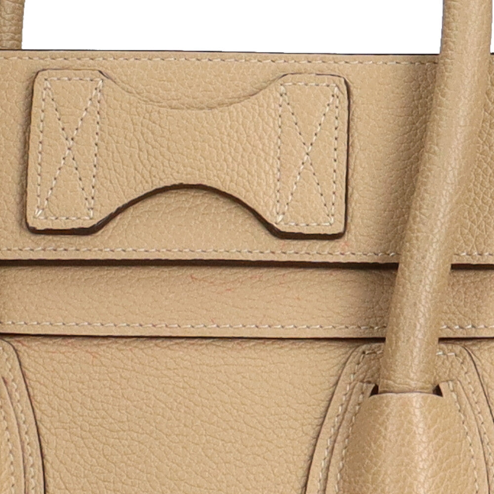 セリーヌ CELINE ラゲージミニショッパー ハンドバッグ レザー 