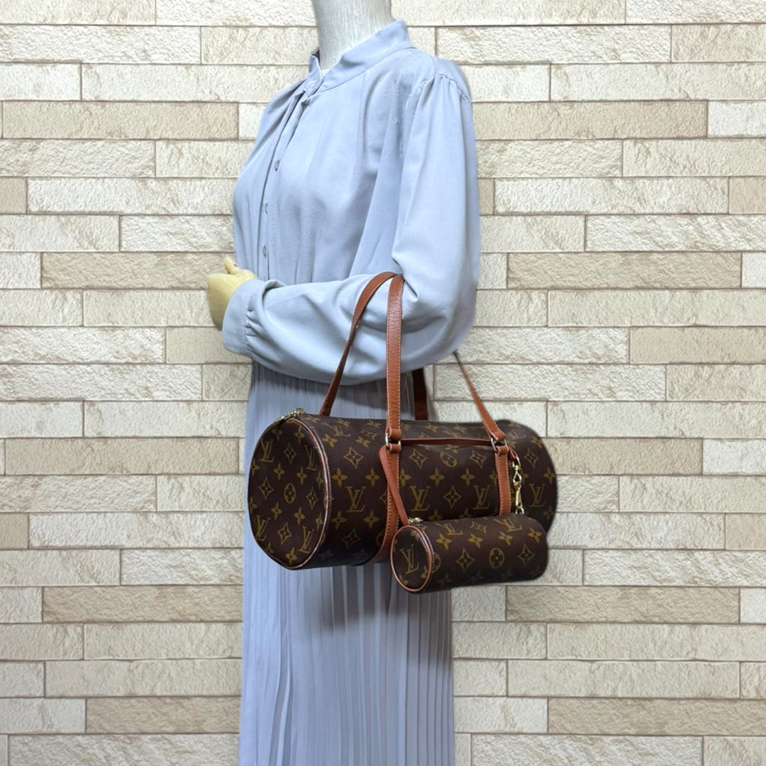 LOUIS VUITTON ルイヴィトン パピヨン30 モノグラム ハンドバッグ
