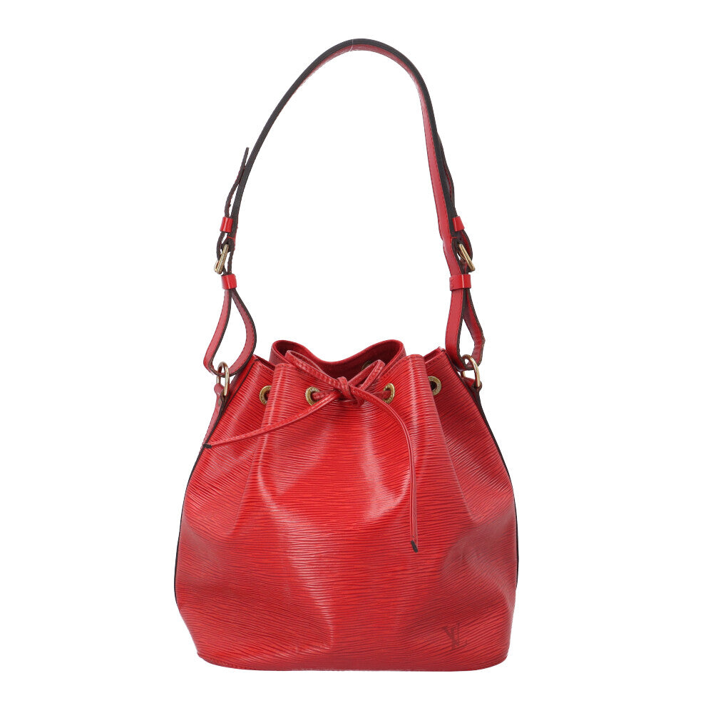【美品/シリアル有】ルイヴィトン エピ プチノエ ショルダーバッグ レッド LOUIS VUITTON ルイヴィトン プチノエ エピ ショルダーバッグ
