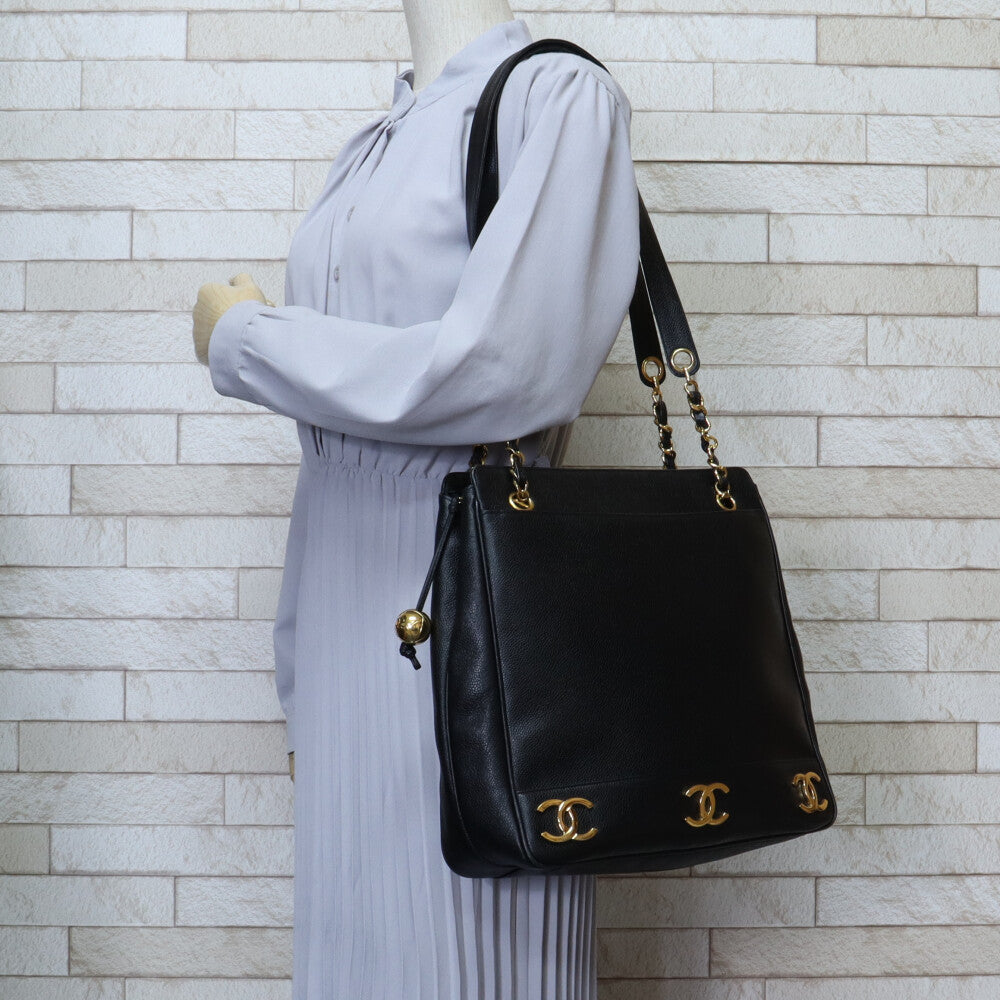 CHANEL ブラック CCロゴ ショルダーバッグ 楽天市場】シャネル クロコ/ダブルフラップ26/チェーン